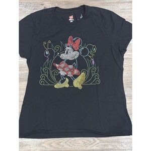 Limited Disney Parks Minnie Mouse Main St Electrical Parade Bling Woman Tee Lrg